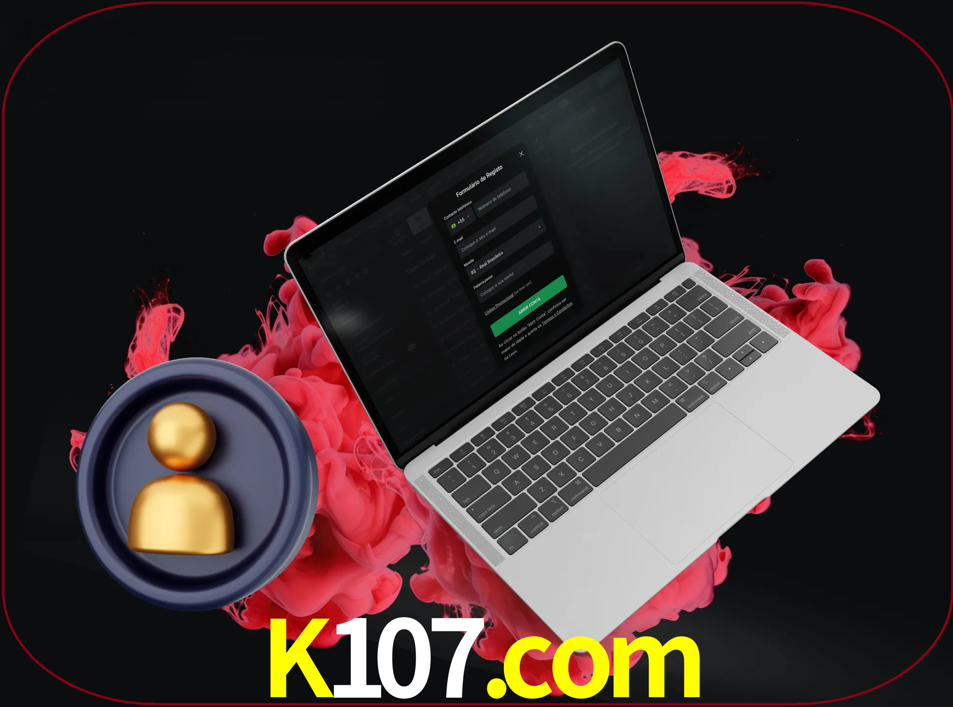 No cabeçalho do site k107, clique no botão que o levará a um formulário especial onde terá de introduzir as suas informações actuais.